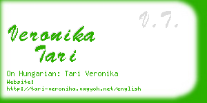 veronika tari business card